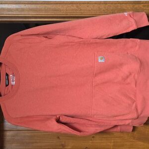 Carhartt Brick Red Crewneck Sweatshirt